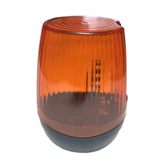 Лампа сигнальная желтая ФУРНИТЕХ JD-02 для ворот и шлагбаумов